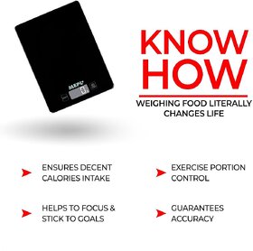 Mepl Kitchen Weighing Scale Black