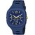 Blue Dial Analog Silicon Strap Addi Stylish Designer Analog Watch - For Boys