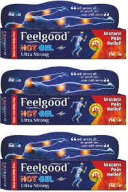 Feelgood Hot Gel Ultra Strong Pack Of 3