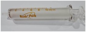 Veterinary Glass Syringe 10 ml - Interchangable Borosilicate Glass Syringe (NOT Returnable)