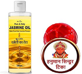 Pure And Natural Chameli Ka Tel With Hanuman Ji Sindoor Tika