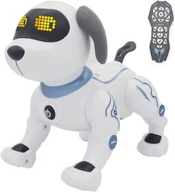 RC Robotic Stunt Puppy Voice Control Toys, Dancing Programmable Robot Dog Smart RC Robot with Sound