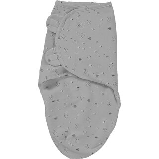 OYO BABY - Baby Swaddle Wrap - Cotton Soft - Newborn Blanket for 0-6 Months -(Grey Flower) 175 GSM