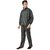 IIVAAS Men's Raincoat with Adjustable Hood, Stylish Jacket with Pockets, Waterproof Pant with Carrying Pouch Green