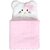OYO BABY Baby Blankets New Born Combo,Wrapper Baby Sleeping Bag for Baby Boys,Baby Girls (Pink Kitty
