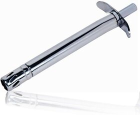 Global Gifts Stainless Steel Gas Lighter (Silver, Pack Of 1)