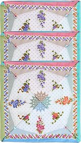 Saffron Designs Hanky016 [Multicolor] Handkerchief (Pack Of 12)