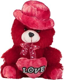 Global Gifts Playful  - 15 Inch (Bright Red, Sober White)