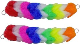 Verbier Loofah (Pack Of 2, Multicolor)