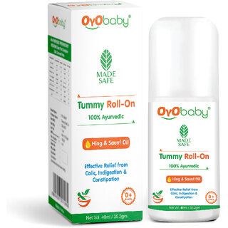 OYO BABY Tummy roll on for baby, Quick Relief From Colic  GasHing  Saunf 40 ml
