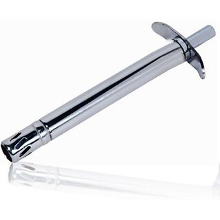 Global Gifts Stainless Steel Gas Lighter (Silver, Pack Of 1)