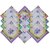 Global Gifts Premium Cotton 12 Piece Hanky Set Multicolor Cloth Napkins (12 Sheets)