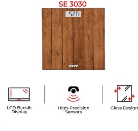 Mepl Electronic Scale Weighing Machine Brown