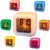 Plastic Digital Alarm Clock With Automatic 7 Colours Changing Led Date Time