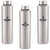DHARA Stainless Steel EVERFRESH 1000Single Wall Stainless Steel Fridge Water Bottle,960ml,SilverFridge Bottle(pack 3 )
