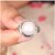 Moti Ring Astrological Gemstone For Men and Women Metal alloy Silver Plated Ring