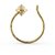 fashion jewelry  American Diamond Pressing Gold Plated Nose Pin for Women  Girls