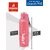 Quench 900 Inner Steel and Outer Plastic Water Bottle, 700ml, Pink   BPA Free  Leak Proof  Office Bottle (set of 4)