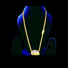 LOTUS PENDANT LONG CHAIN-0105-025