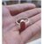 Natural Certified Red Coral/Moonga Gemstone Unisex Ring in Cooper