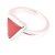 Trikona Coral Moonga Stone Panchdhatu Adjustable Ring for Unisex alloy  silver Plated Ring