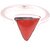 Trikona Coral Moonga Stone Panchdhatu Adjustable Ring for Unisex alloy  silver Plated Ring