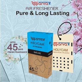 Sarvatr Nature Hanging Car Perfume  Alcohol Free Car Air Freshener For Every Car Type, 100 Natural  Long-lasting  Ma