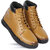 Shoeson Mens Tan Lace-up Leather Boot
