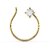 CEYLONMINE- American diamond nose ring silver plated