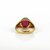 Red Coral ADJUSTABLE Ring Pure Moonga Stone Ring 100 Original red coral gold plated ring