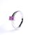 Pink sapphire Stone Ring Natural Lab Certified for unisex Stone Sapphire slver Plated Ring