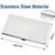 Kartshitech Steel 6 Card Holder & (Set Of 1, Silver)