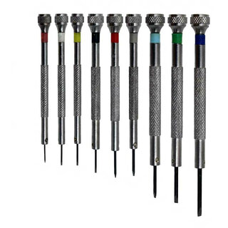 Scorpion Screw Driver (Set of 9) with Spare Blades Packed in Pouch