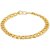 Gold plated crystals bracelet for men and women
