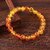 Amber gemstone bracelet