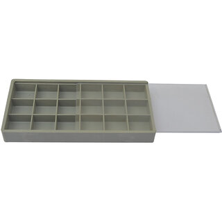 Scorpion Boxes Plastic With 18 Compartments Size 19x10x2 cm