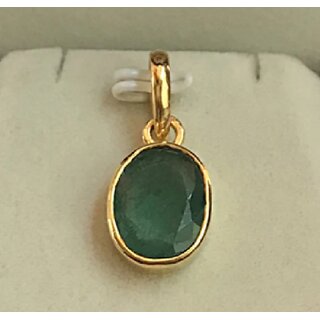 Panna Pendent In panchdhatu Emerald Stone Pendant gold plated pendant