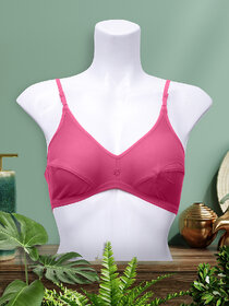 Women Flower Bra - Light Pink Colour