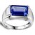 Blue Sapphire ring Original Precious Stone Astrological Purpose For Women  Men Stone Sapphire silver Plated