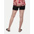 Women Solid Black Shorts