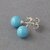 Pearl sky blue Stone Studded Sky Blue, Pearl Happy Earring For Girls  Womens Alloy studs