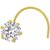 American diamond Stone,  nose ring gold plated ring