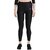 NINQ Women Polyester Lycra High Waist Solid Black Tight With Slim Look Stitching