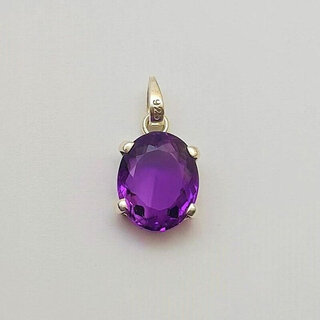 Amethyst Pendent Panch Dhaatu with Gold Plated For Men  Women Gold-plated Amethyst Metal Pendant