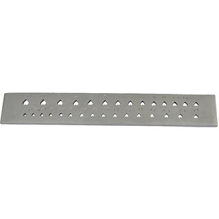Scorpion Heart Shape Draw Plate 8 Inch - 30 Holes