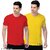 Men's Solid Plain Round Neck Tshirt (Pack of 2)