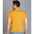 Polyester Yellow Short Sleeves Colorblocked Tshirts
