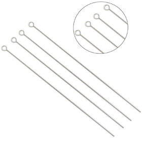 Scorpion Fine Needle Collapsible Round (Length 2.5 Inch, Diameter 0.30mm) (Set of 4 Pcs)