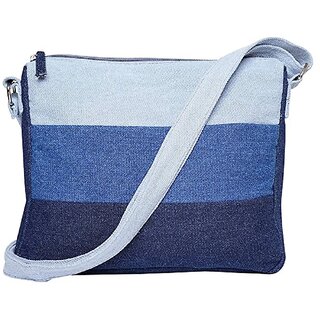 The Purani Jeans Side CrossBody Sling Bag for Women Stylish Latest Girls Handbag New Denim Adjustable Shoulder Strap