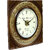 Royal Craft Palace Handcrafted with intricate brass emboss design work/ Square shape Analog Wooden Clock (1818 Inch, 12
